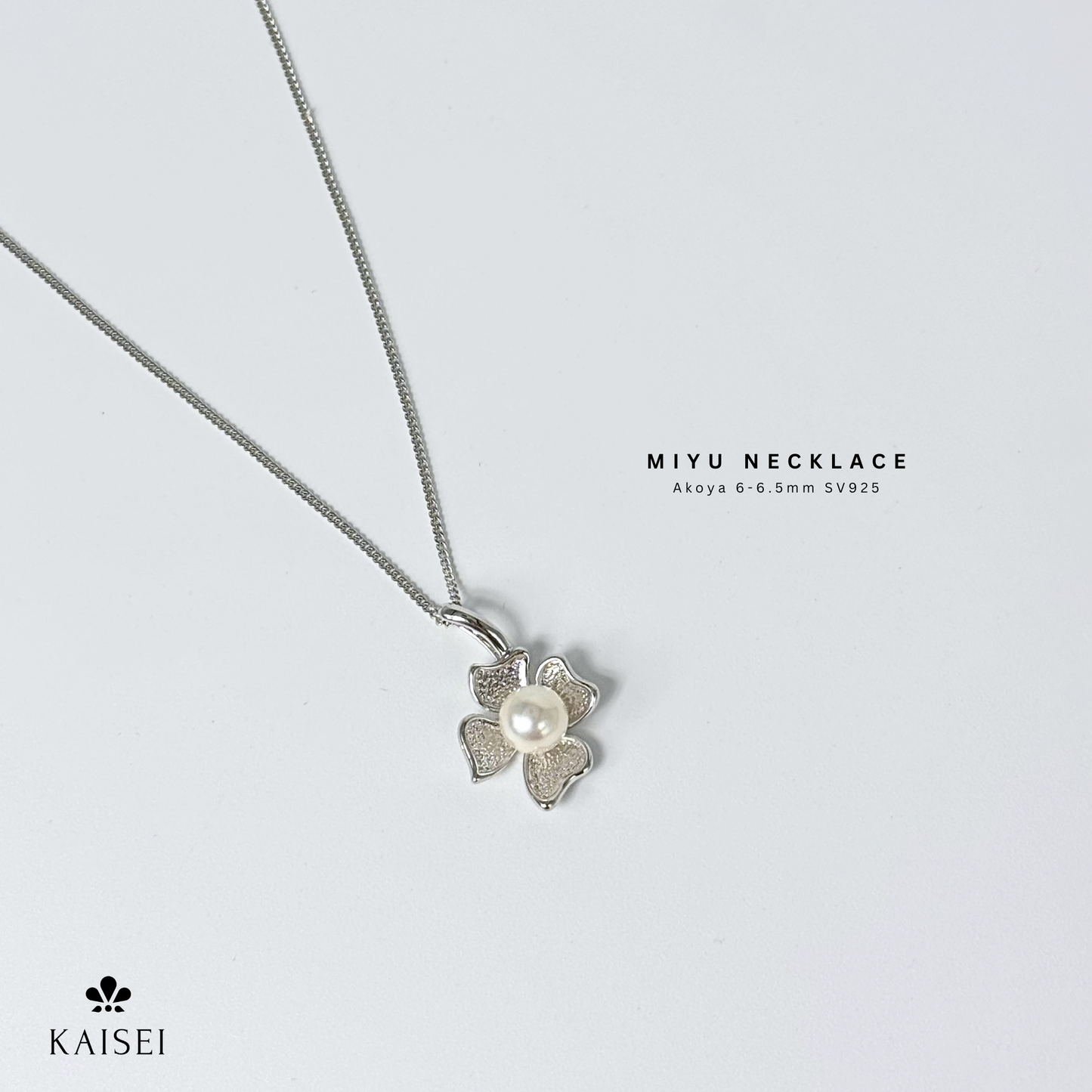 Kaisei Pearl - Miyu Necklace Akoya Pearl 6-6.5mm Silver Jewelry