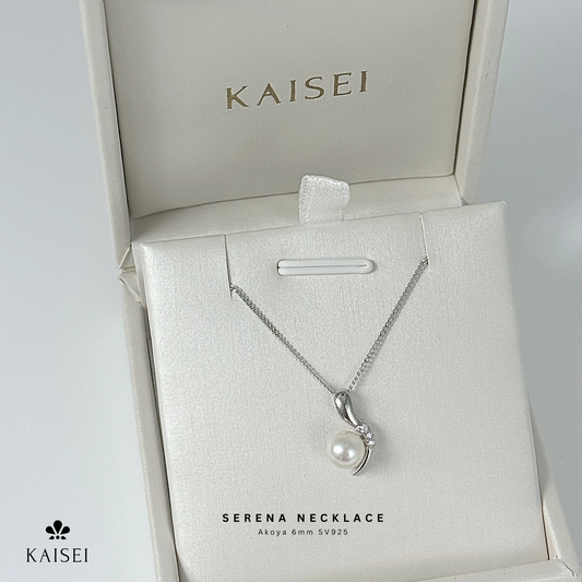 Kaisei Pearl - Serena Necklace Akoya 6mm SV925 Pearl Necklace Jewelry