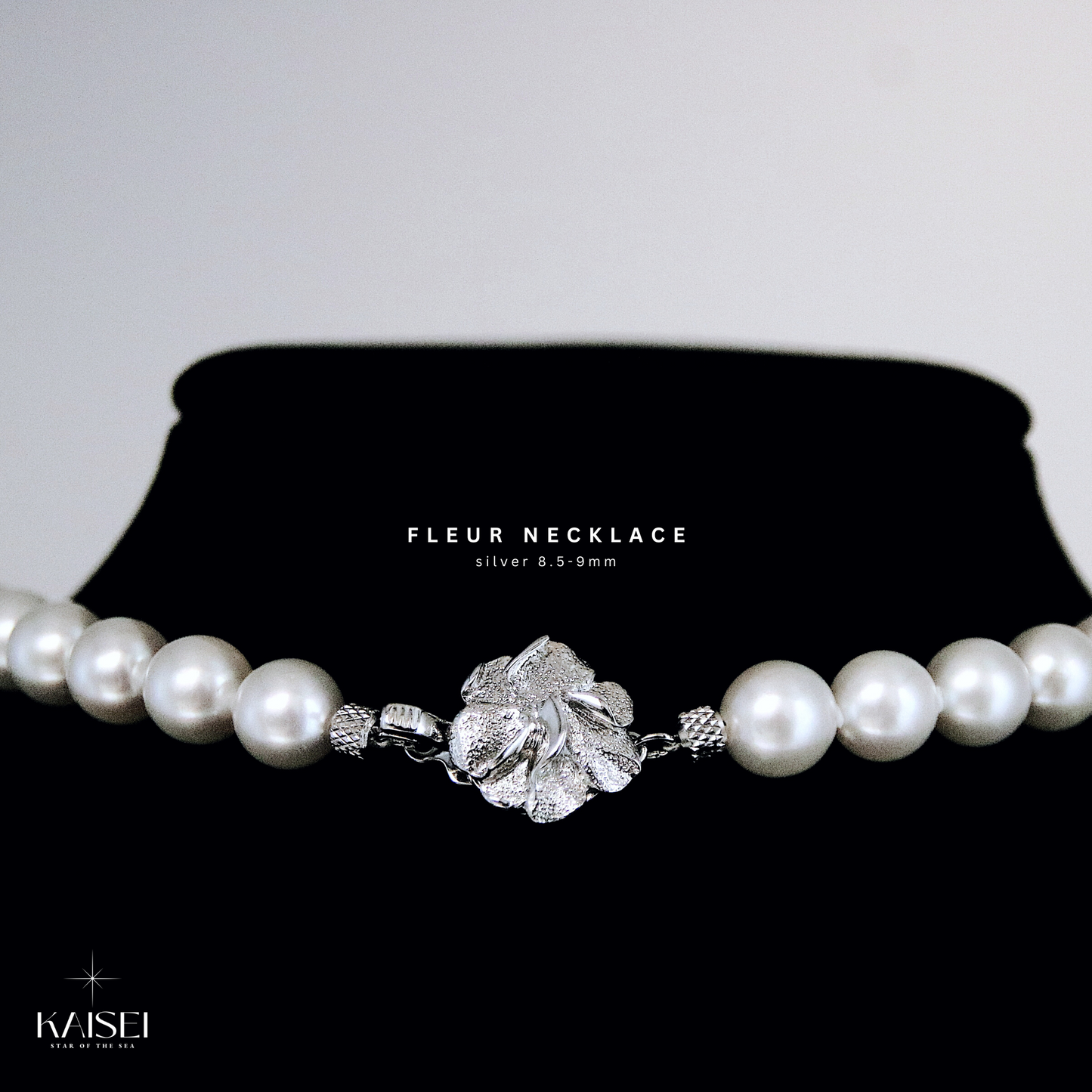 Kaisei Pearl - Fleur Necklace Japanese Akoya Pearl Luxury Jewelry