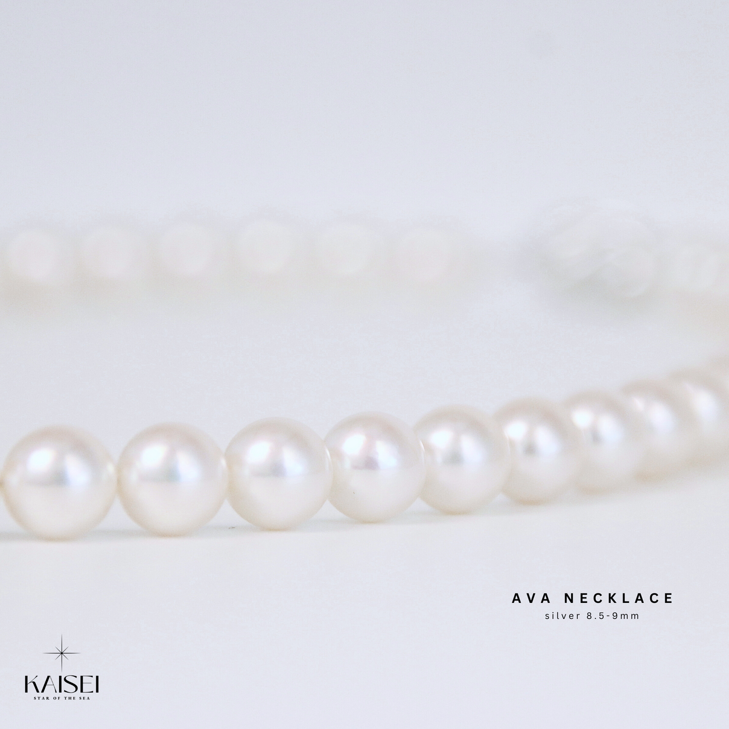 Kaisei Pearl - Ava Necklace Akoya Japanese Pearl 8.5-9mm Necklace Jewelry